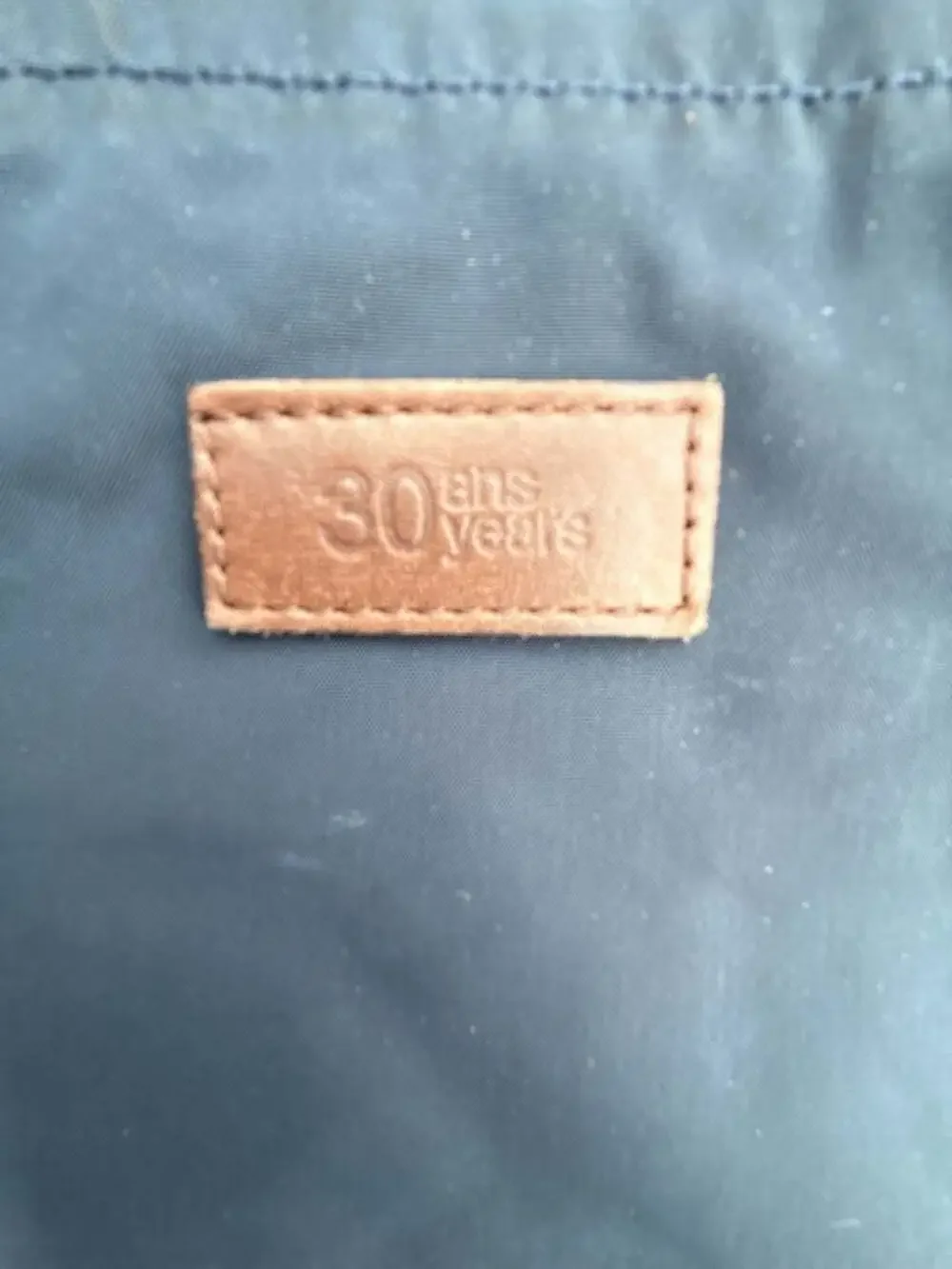 m0851 30th Anniversary Nylon Tote Bag Leather Straps Black Canada Rare